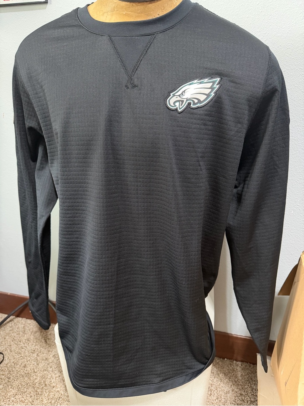 Nike On Field Apparel Black Philadelphia Eagles Pullover